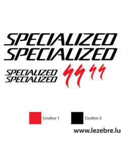 Specialized (S-works) 2 colors bicycle decal set